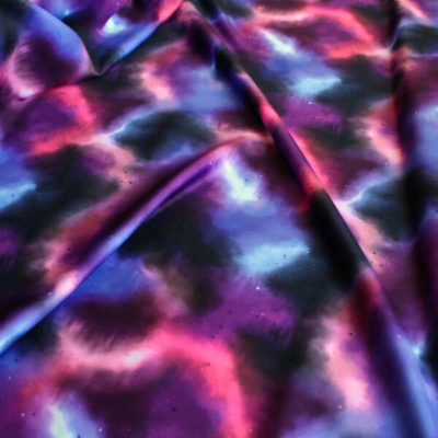 Tela de licra para leggings estampado abstracto nebulosa
